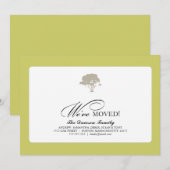 stamboom {wij hebben bewogen} aankondiging (Voorkant / Achterkant)