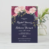 Stambui voor de marinebridale douche kaart (Staand voorkant)