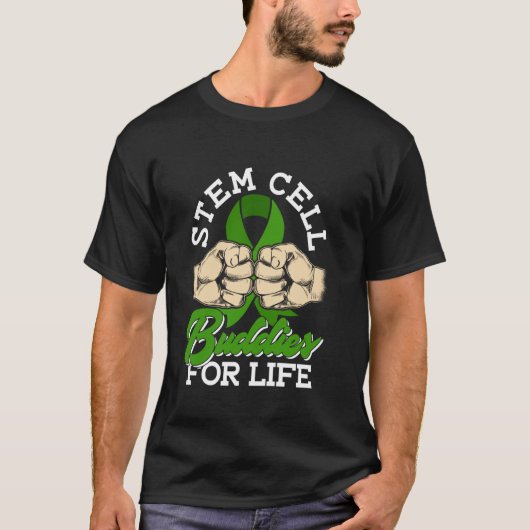 stamcelbuddy's voor het leven-stamceltransplantati t-shirt (Voorkant)