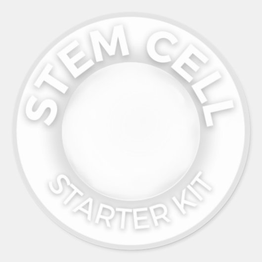 Stamcelstarterkit Sticker - Optie 1 (Voorkant)