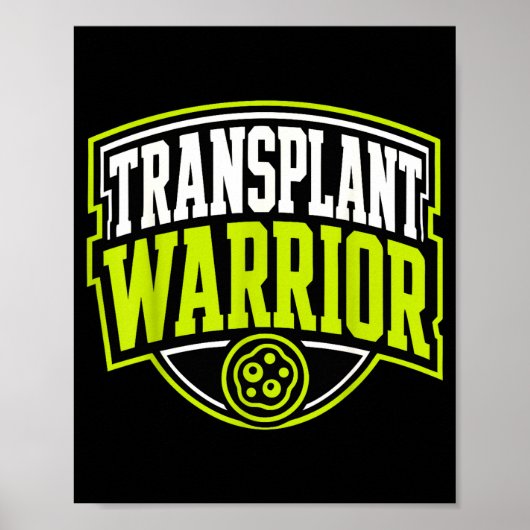 Stamceltransplantatie krijger poster (Voorkant)