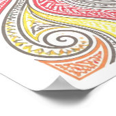 Stamdoodle-kunst Poster (Hoek)