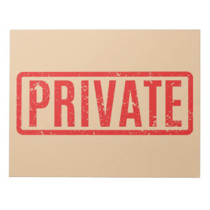 Stamed Private Notepad Notitieblok