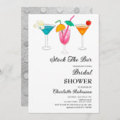 Stameer het Vrijgezellenfeest van de Bar Kaart (Voorkant / Achterkant)