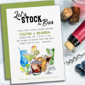 Stamel de Drink van de Bar Alocholic Couples Kaart