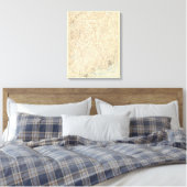 Stamford-blad Canvas Afdruk (Insitu (Slaapkamer))