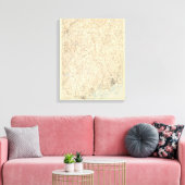 Stamford-blad Canvas Afdruk (Insitu (Woonkamer))