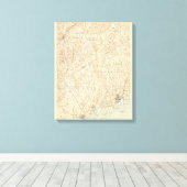 Stamford-blad Canvas Afdruk (Insitu (Houten vloer))