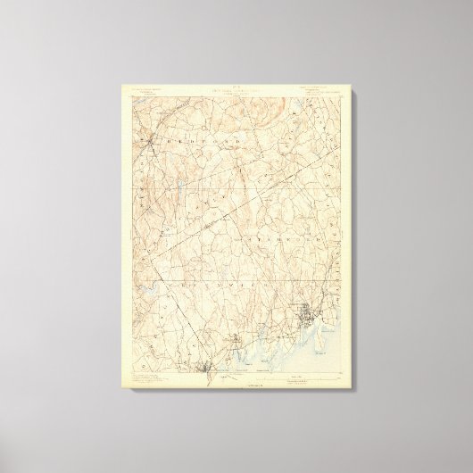 Stamford-blad Canvas Afdruk (Voorkant)