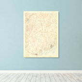 Stamford-blad Canvas Afdruk (Insitu (Houten vloer))