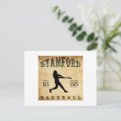 Stamford Connecticut Baseball Briefkaart (Staand voorkant)