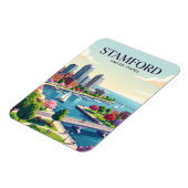 Stamford Connecticut Magneet (Linkerzijde)