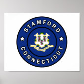 Stamford Connecticut Poster (Voorkant)
