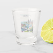 Stamford Connecticut Shot Glas (Achterkant)
