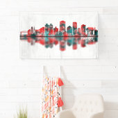 Stamford Connecticut Skyline Spandoek (Insitu)