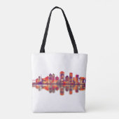Stamford Connecticut Skyline Tote Bag (Achterkant)