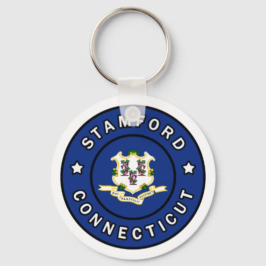 Stamford Connecticut Sleutelhanger (Voorkant)