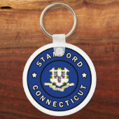 Stamford Connecticut Sleutelhanger (Voorkant)