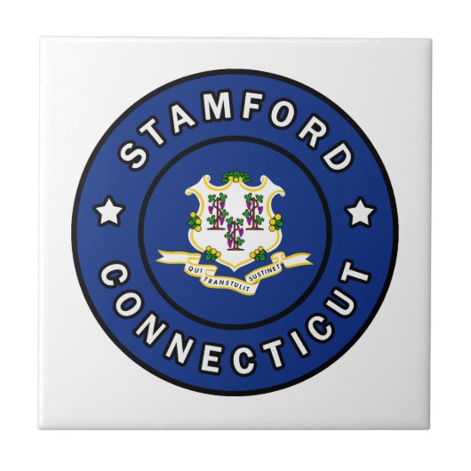 Stamford Connecticut Tegeltje (Voorkant)