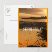 Stamford, CT Briefkaart (Voorkant / Achterkant)