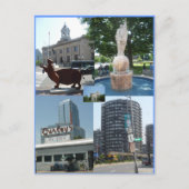 Stamford Ct Downtown Center Briefkaart (Voorkant)