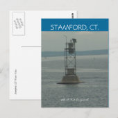 Stamford, Ct Water Uitzicht Briefkaart... Briefkaart (Voorkant / Achterkant)