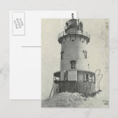 Stamford Harbor Ledge Lighthouse Briefkaart (Voorkant / Achterkant)