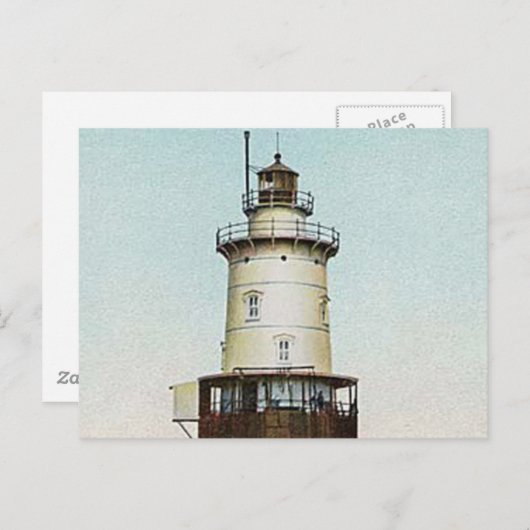 Stamford Harbor Ledge Lighthouse Briefkaart (Voorkant / Achterkant)