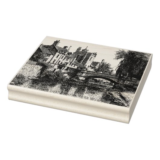 Stamford, Lincolnshire, River Welland Rubberstempel (Stempel)