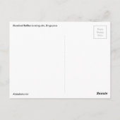 Stamford Raffles Landing Site and Statue Singapore Briefkaart (Achterkant)