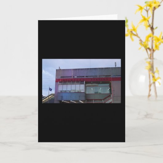 Stamford Train Station uit I95 Kaart (Gele Bloem)