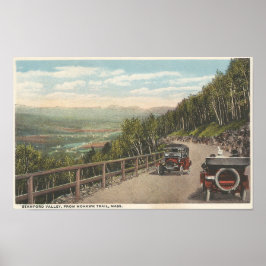 Stamford Valley uit Mohawk Trail, Massachussets Poster