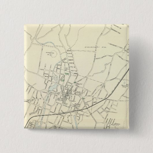 Stamford Vierkante Button 5,1 Cm (Voorkant)