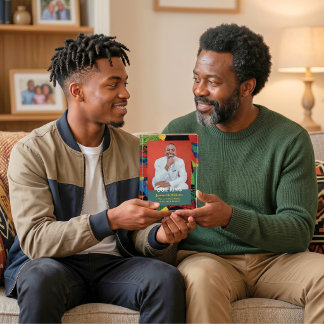 Stamgeschenken voor Afro-Amerikaanse zwarte mannen Fotoblokken
