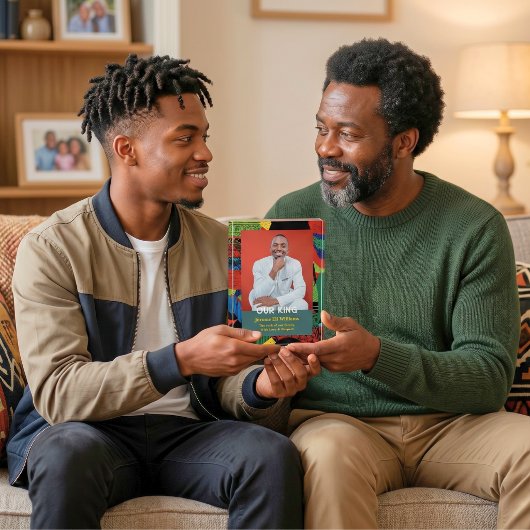 Stamgeschenken voor Afro-Amerikaanse zwarte mannen Fotoblokken