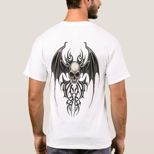 Stamhoofd Schedel T-shirt (Achterkant)