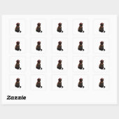 Stamhoofd Zwarte Kat Sticker (Vel)