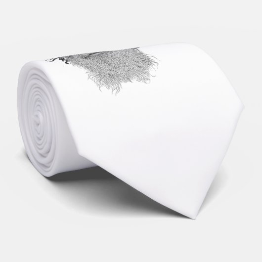 stamhoofden portret stropdas (Opgerold)