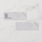 Stamkaart Mini Visitekaartje (Voorkant / Achterkant)