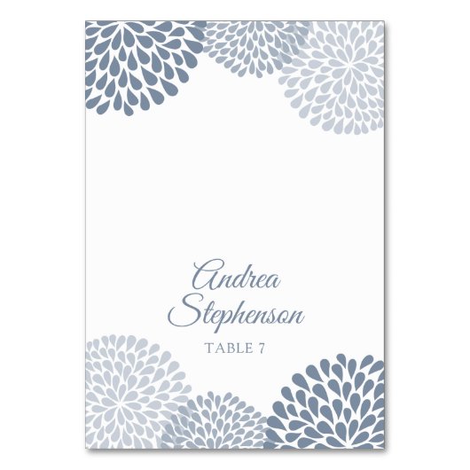 Stamkaarten (Tent-Style) voor gebitsblauw Kaart (Voorkant)