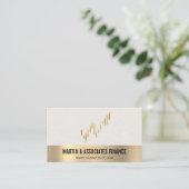 Stamkandelaars | Financiering | Goudstrim Visitekaartje (Staand voorkant)