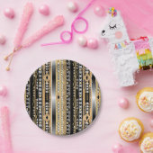 Stamkeuken op basis van stammen, etnische groepen, papieren bordje (Feest)