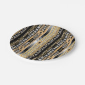 Stamkeuken op basis van stammen, etnische groepen, papieren bordje (Gekanteld)