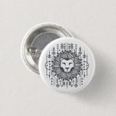 Stamleeuw Ronde Button 3,2 Cm (Voorkant /achterkant)