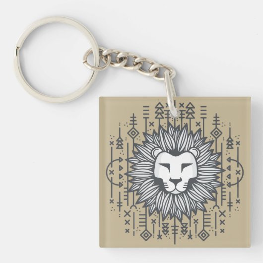 Stamleeuw Sleutelhanger (voorkant)