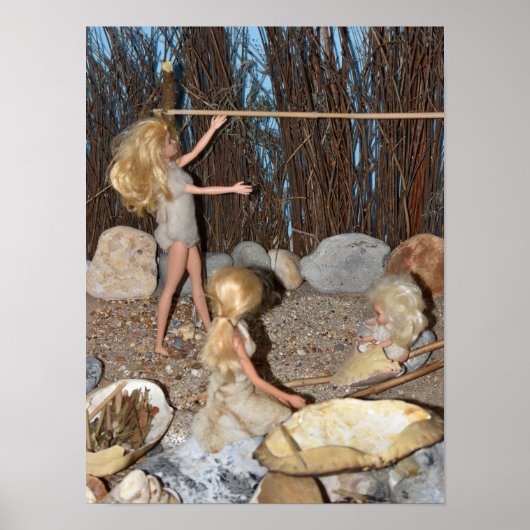 Stamleven in het kamp. poster (Voorkant)