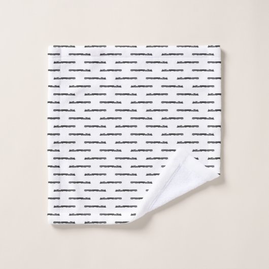 Stammachinetraining met treinwagon AANGEPASTE \KLE Washandje (Wasdoekje)