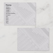 Stammarkprofielkaart Visitekaartje (Voorkant / Achterkant)