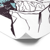 Stammarkt Bull en handel in Beer Poster (Hoek)