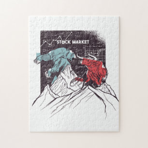 Stammarktwetgel versus Beer Trading Legpuzzel